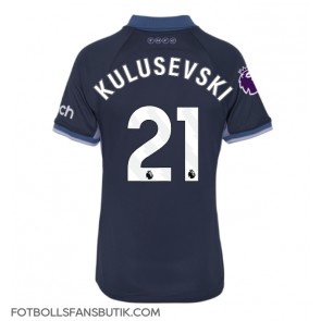 Tottenham Hotspur Dejan Kulusevski #21 Replika Bortatröja Damer 2023-24 Kortärmad